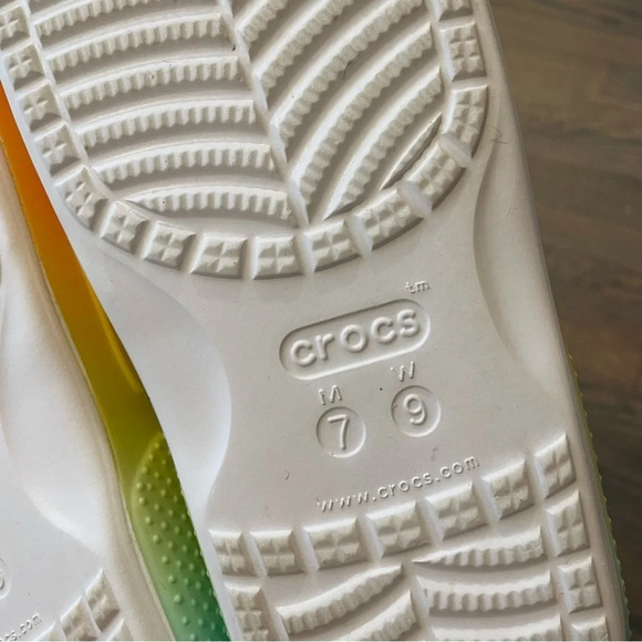 CROCS X Free & Easy Slides Jibbitz Not Included Male 7 Women 9 - Picture 9 of 11